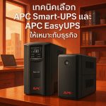 เทคนิคเลือก APC Smart-UPS และ APC EasyUPS ให้เหมาะกับธุรกิจ