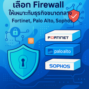 วิธีเลือก Firewall ให้เหมาะกับธุรกิจขนาดกลาง: Fortinet, Palo, Sophos