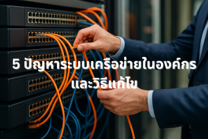 5 ปัญหาระบบเครือข่ายในองค์กรและวิธีแก้ไข