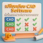 เปรียบเทียบ CAD Software ตัวไหนเหมาะกับงานออกแบบ