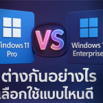 Windows 11 Pro vs Enterprise ต่างกันอย่างไร เลือกใช้แบบไหนดี