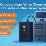 ประเด็นสำคัญในการเลือก UPS สำหรับเซิร์ฟเวอร์แบบครบวงจร