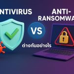 Antivirus vs Anti-Ransomware ต่างกันอย่างไร