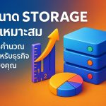 ขนาด Storage ที่เหมาะสม: วิธีคำนวณสำหรับธุรกิจของคุณ