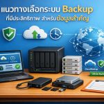 แนวทางเลือกระบบ Backup ที่มีประสิทธิภาพสำหรับข้อมูลสำคัญ