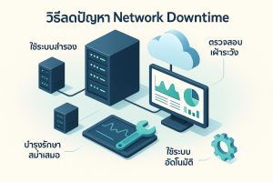 วิธีลดปัญหา Network Downtime