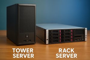 ความแตกต่างระหว่าง Tower Server และ Rack Server