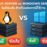 Linux Server vs Windows Server ข้อดีข้อเสีย สำหรับแต่ละกรณีใช้งาน