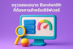 ตรวจสอบขนาด Bandwidth ที่ต้องการสำหรับเซิร์ฟเวอร์