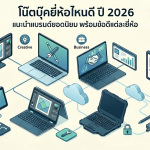 โน๊ตบุ๊คยี่ห้อไหนดี ปี 2026 แนะนำแบรนด์ยอดนิยม พร้อมเทียบข้อดีแต่ละยี่ห้อ