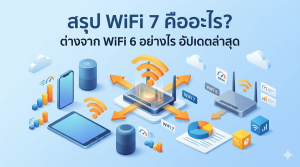 สรุป WiFi 7 คืออะไร? เร็วแค่ไหน ต่างจาก WiFi 6 อย่างไร อัปเดตล่าสุด