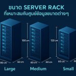 ขนาด Server Rack ที่เหมาะสมกับศูนย์ข้อมูลขนาดต่างๆ