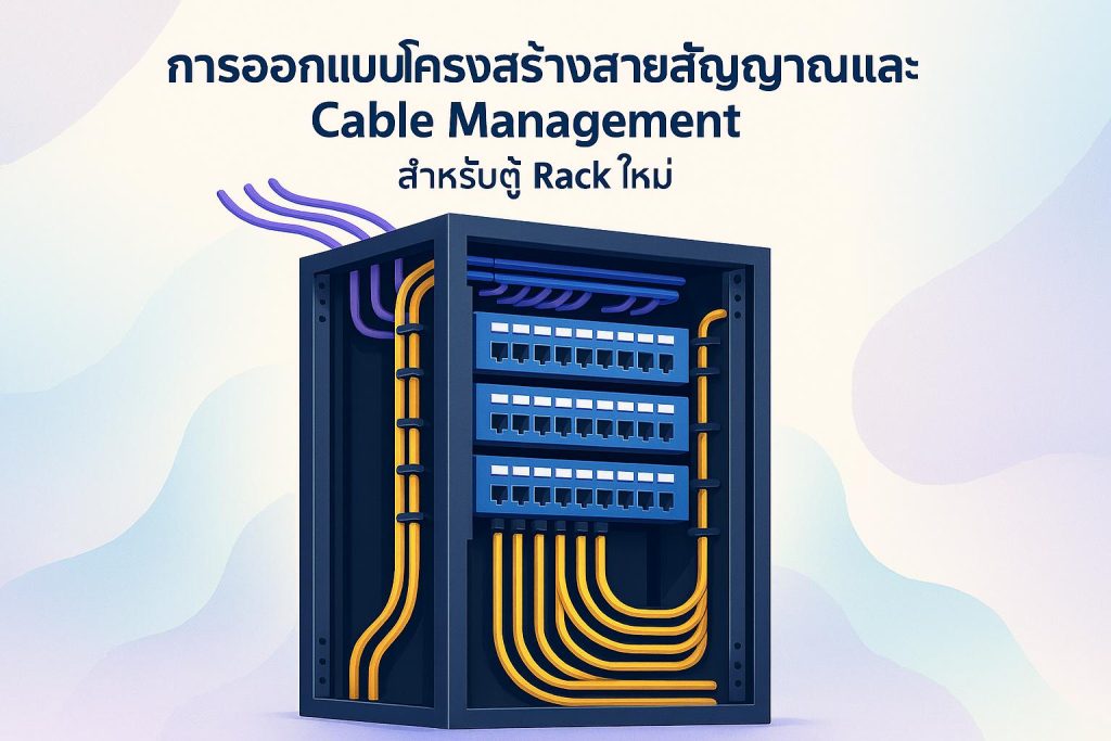 การออกแบบโครงสร้างสายสัญญาณและ Cable Management สำหรับตู้ Rack ใหม่ ...