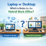 โน้ตบุ๊กหรือ Desktop ดีกว่ากันสำหรับออฟฟิศยุค Hybrid Work