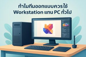 ทำไมทีมออกแบบควรใช้ Workstation แทน PC ทั่วไป