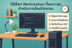 วิธีเลือก Workstation ที่เหมาะสมสำหรับการเขียนโปรแกรม (Programming)