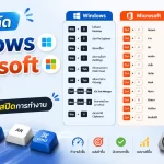 แจกคีย์ลัด Windows , Microsoft , iOS ที่ใช้บ่อย เพิ่มสปีดการทำงาน