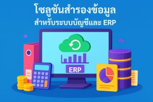 โซลูชันสำรองข้อมูลสำหรับระบบบัญชีและ ERP