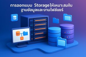 การออกแบบ Storage ให้เหมาะสมกับ ฐานข้อมูล และ งานไฟล์แชร์