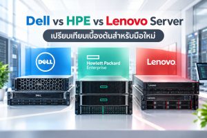 Dell vs HPE vs Lenovo Server เปรียบเทียบเบื้องต้นสำหรับมือใหม่