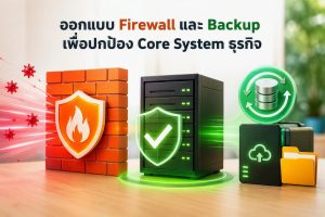 ออกแบบ Firewall และ Backup เพื่อปกป้อง Core System ธุรกิจ