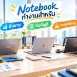 Notebook ทำงานสำหรับทีมขาย ทีมบัญชี และผู้บริหาร