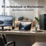 PC vs Notebook vs Workstation: เลือกให้เหมาะกับองค์กร