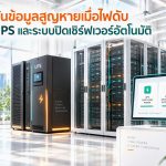 ป้องกันข้อมูลสูญหายเมื่อไฟดับด้วย UPS และระบบปิดเซิร์ฟเวอร์อัตโนมัติ
