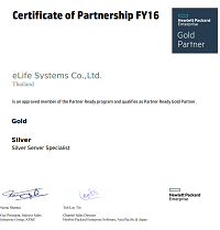 HP Certificate Partner FY16